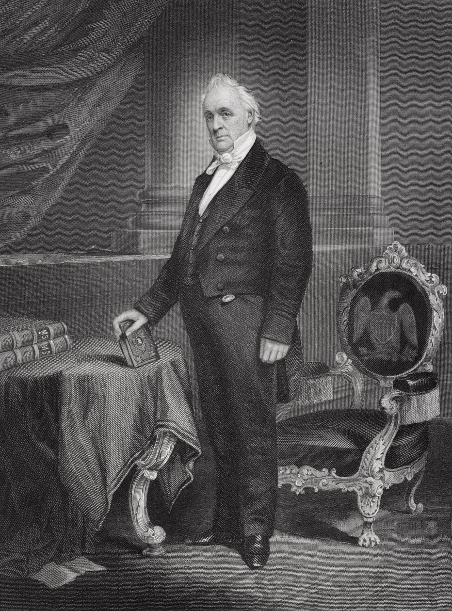 Ritratto di James Buchanan (1791-1868) da Alonzo Chappel