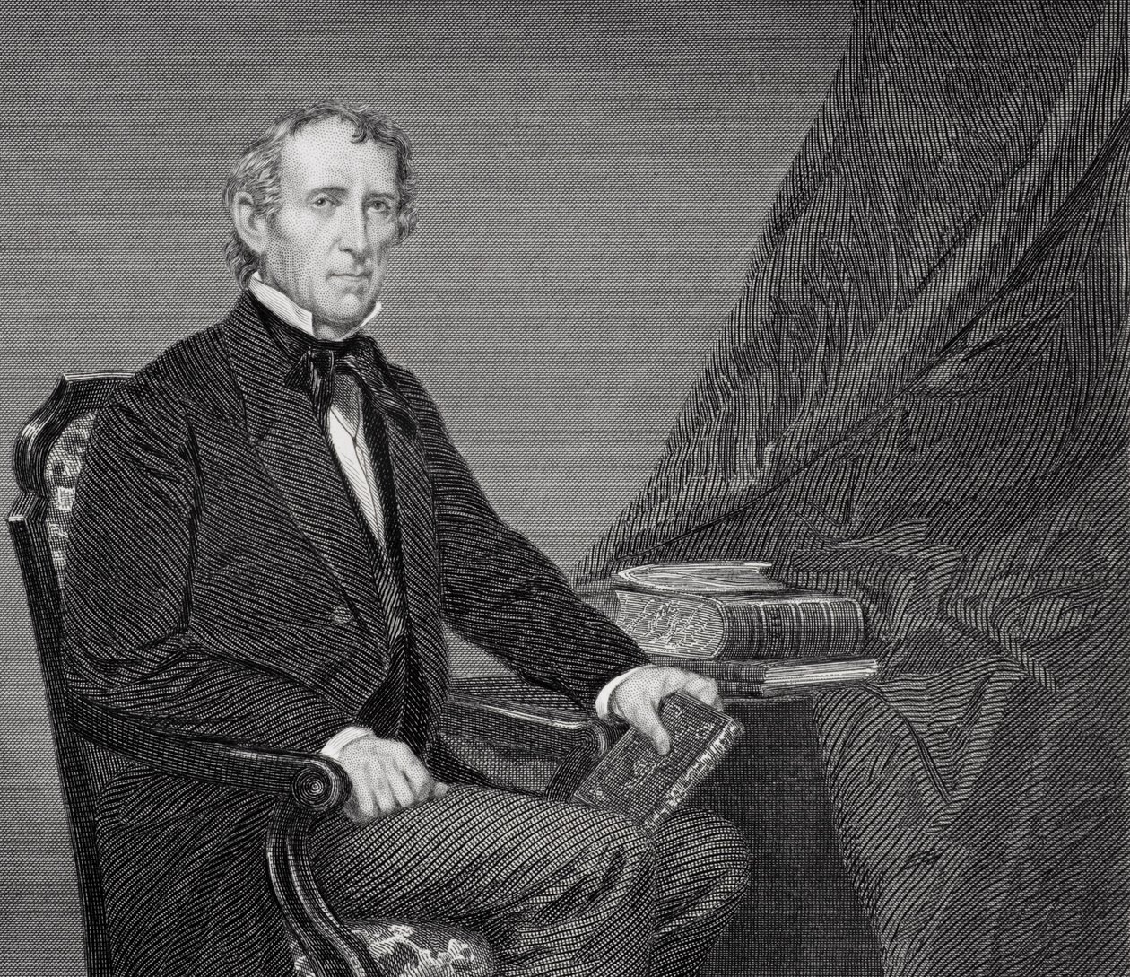 Ritratto di John Tyler (1790-1862) (dettaglio) da Alonzo Chappel