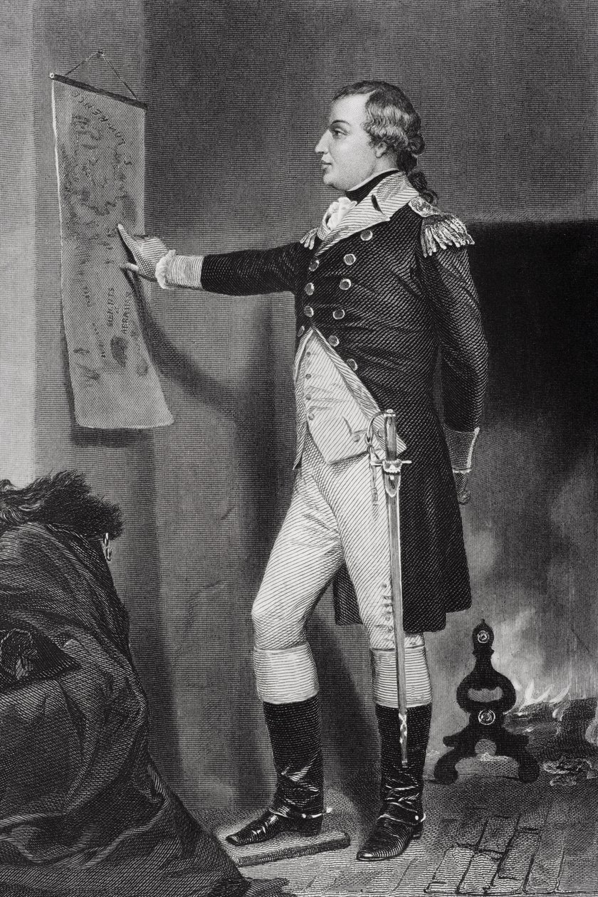 Ritratto di Richard Montgomery da Alonzo Chappel