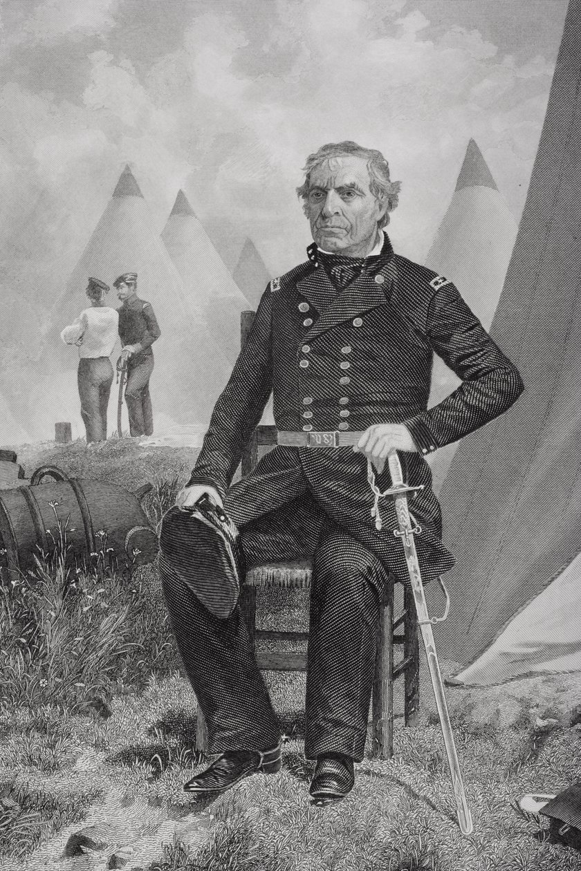 Ritratto di Zachary Taylor da Alonzo Chappel