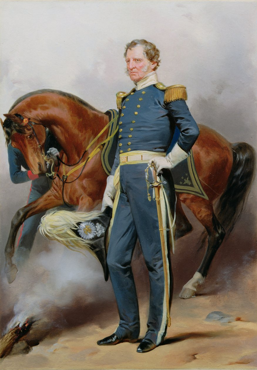 Winfield Scott (1786-1866), c.1850 da Alonzo Chappel