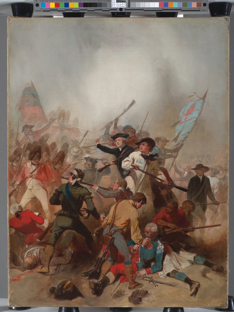 Battaglia di Bunker Hill, 17 giugno 1775 da Alonzo Chappel