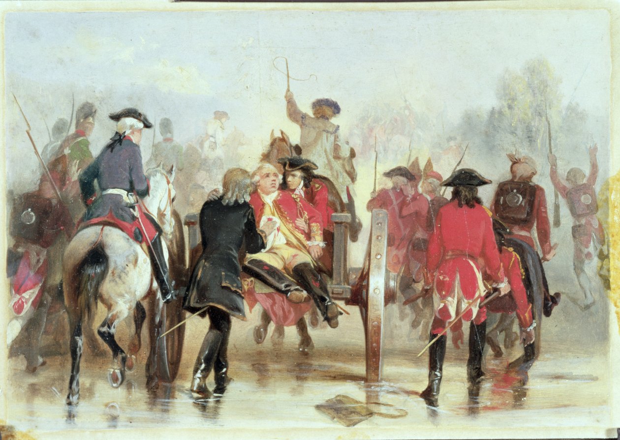 La ritirata di Braddock il 9 luglio 1755, 1865 da Alonzo Chappel
