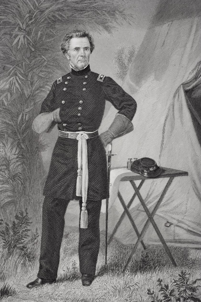 Ritratto di Ormbsy McKnight Mitchel (1809-62) da Alonzo Chappel