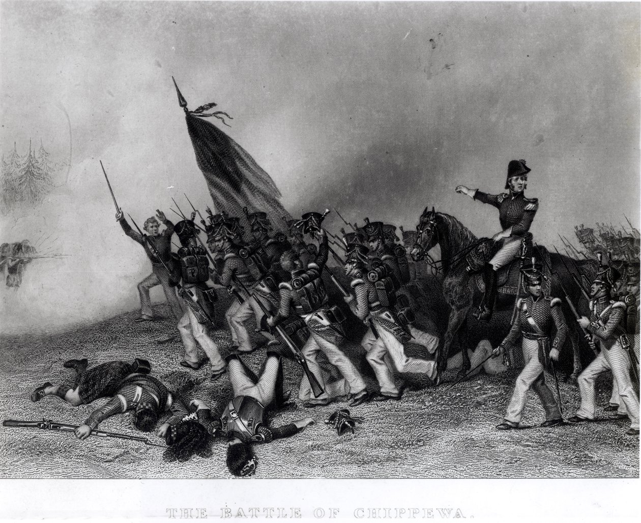 La battaglia di Chippewa, il generale Scott ordina l