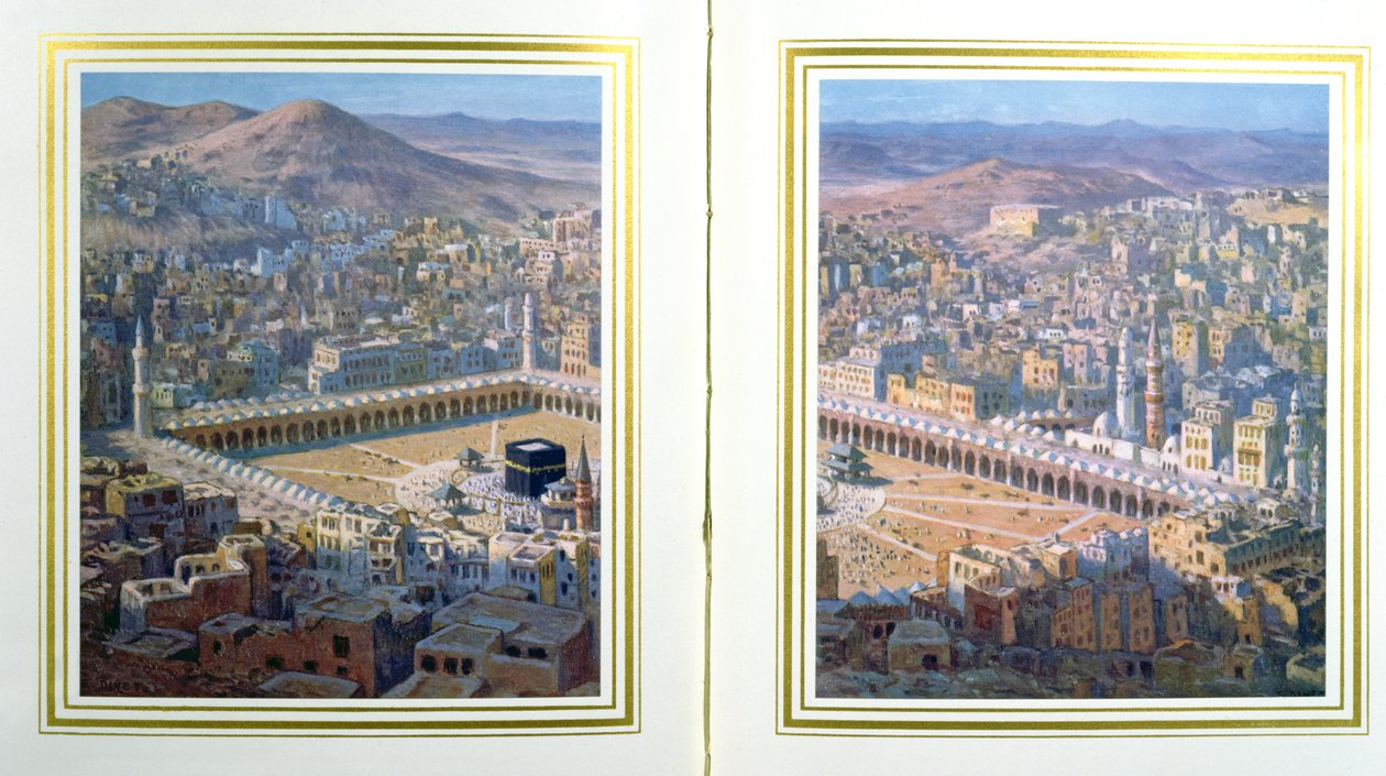 Veduta della Mecca, 1918 da Alphonse Etienne Dinet