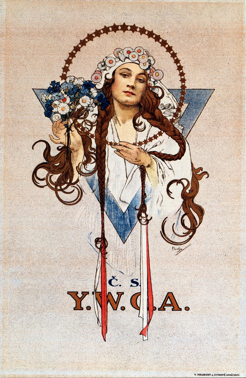 Poster della YWCA cecoslovacca per l