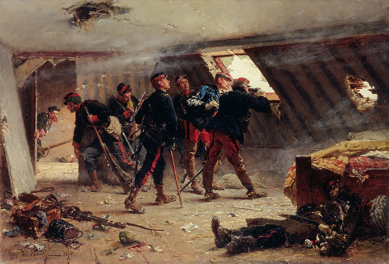 Episodio della guerra franco-prussiana, 1875 da Alphonse Marie de Neuville