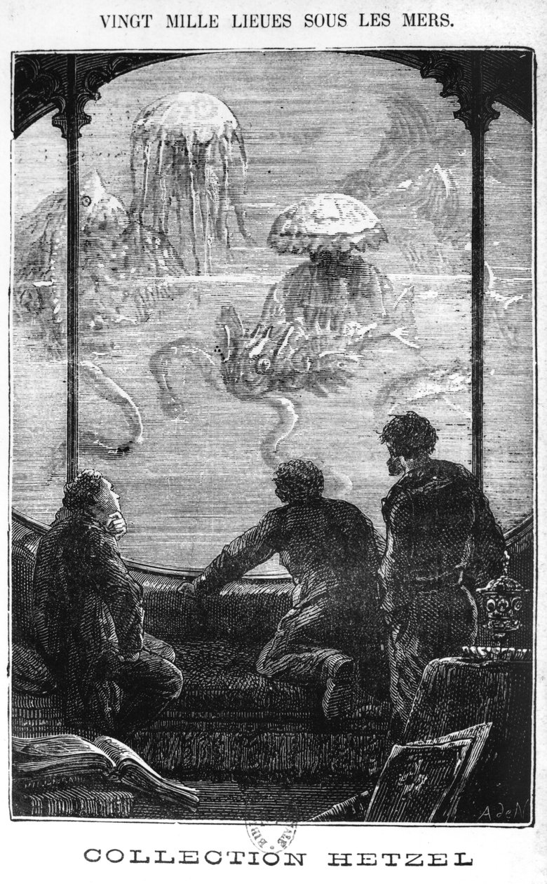 I passeggeri del Nautilus, illustrazione da 