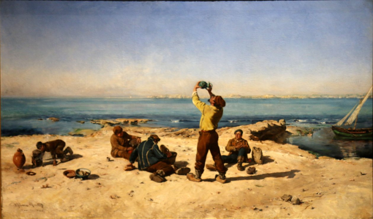 Il pranzo dei pescatori da Alphonse Moutte