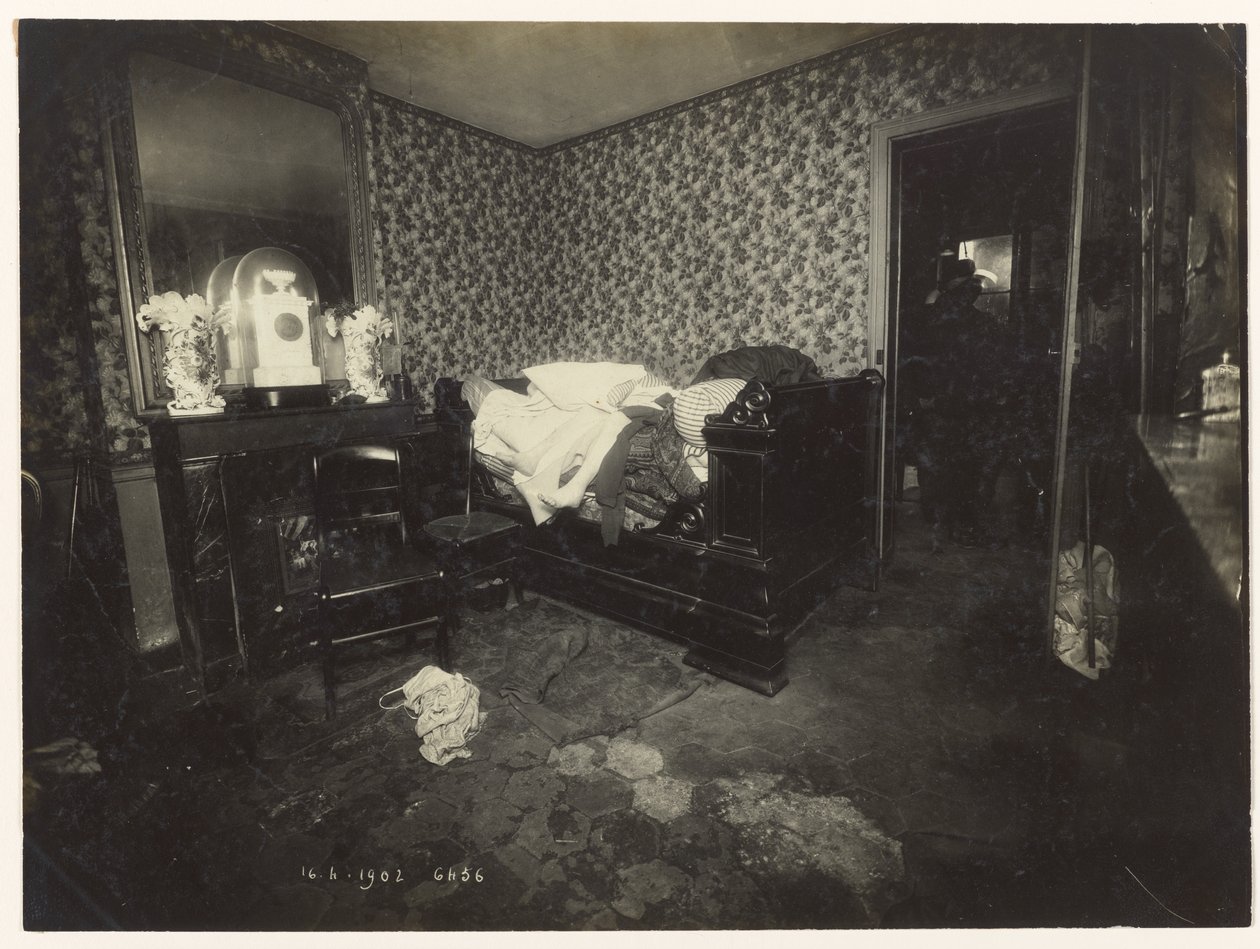 Crimine di passaggio del Poteau 17 da Alphonse Bertillon
