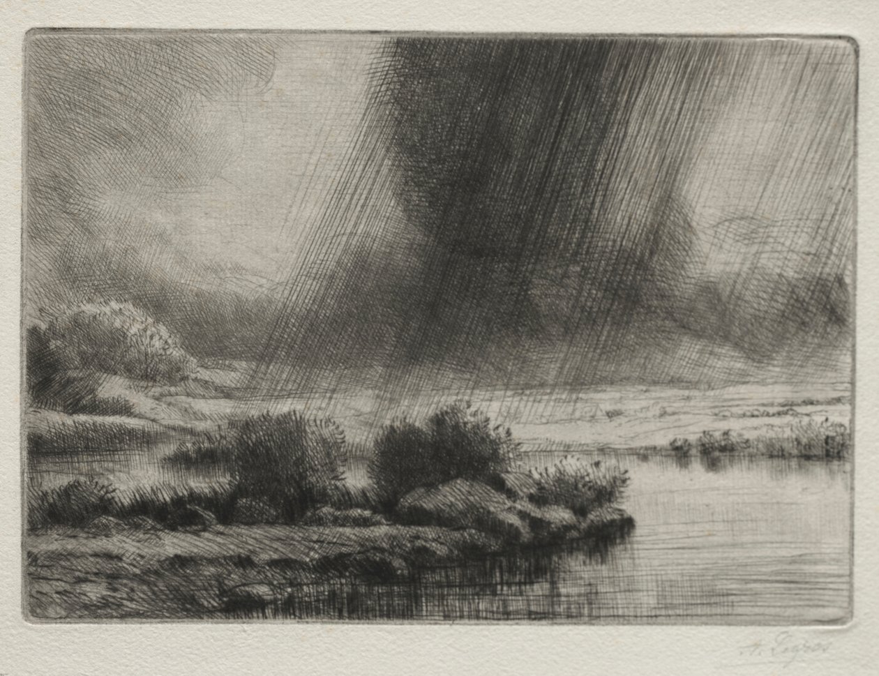 Una Tempesta da Alphonse Legros