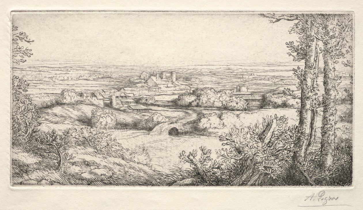 Una valle in Borgogna Une Vallée en Bourgogne da Alphonse Legros