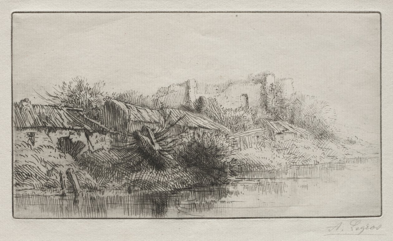 Villaggio abbandonato da Alphonse Legros