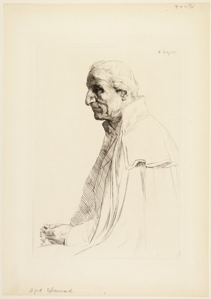 Anziano spagnolo da Alphonse Legros