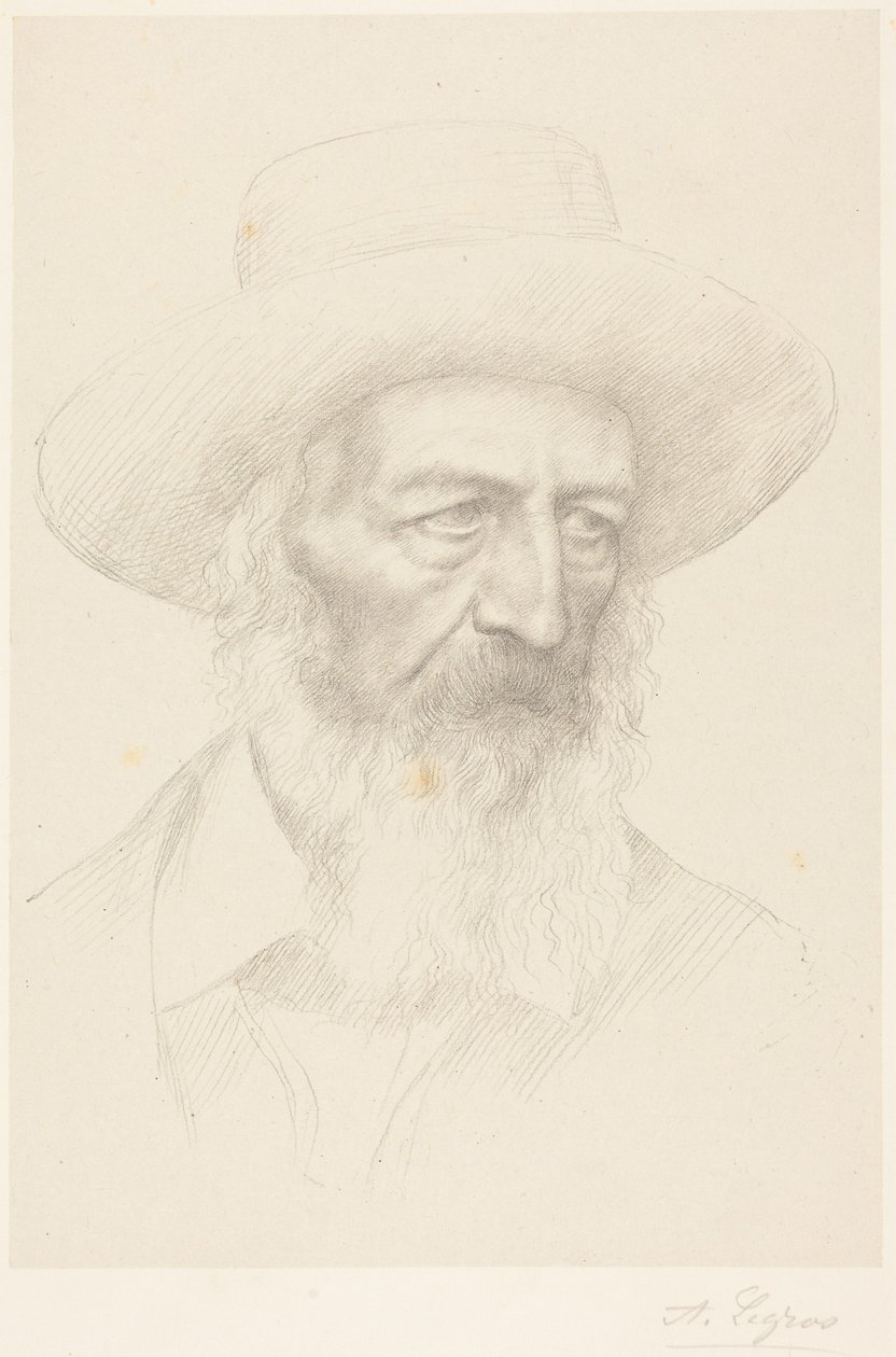 Alfred, Lord Tennyson da Alphonse Legros