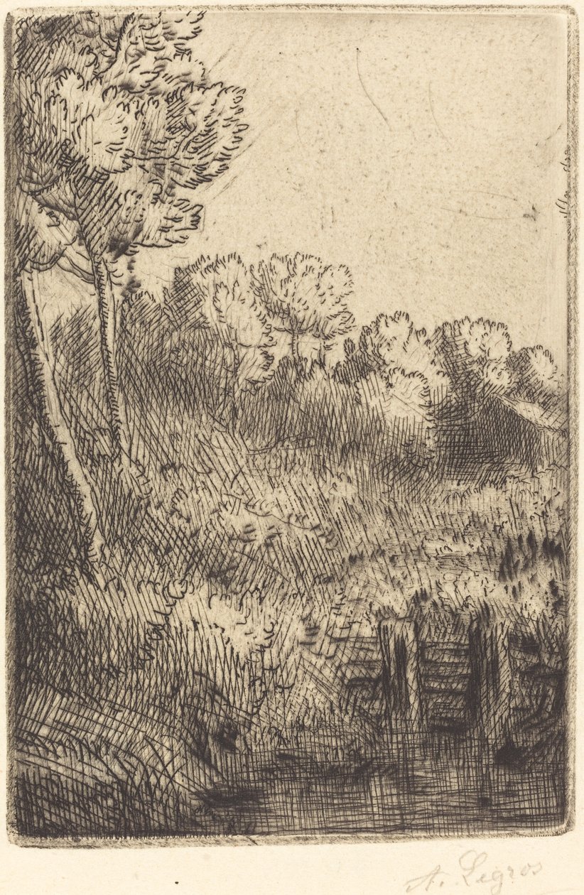 Lungo la Marna da Alphonse Legros