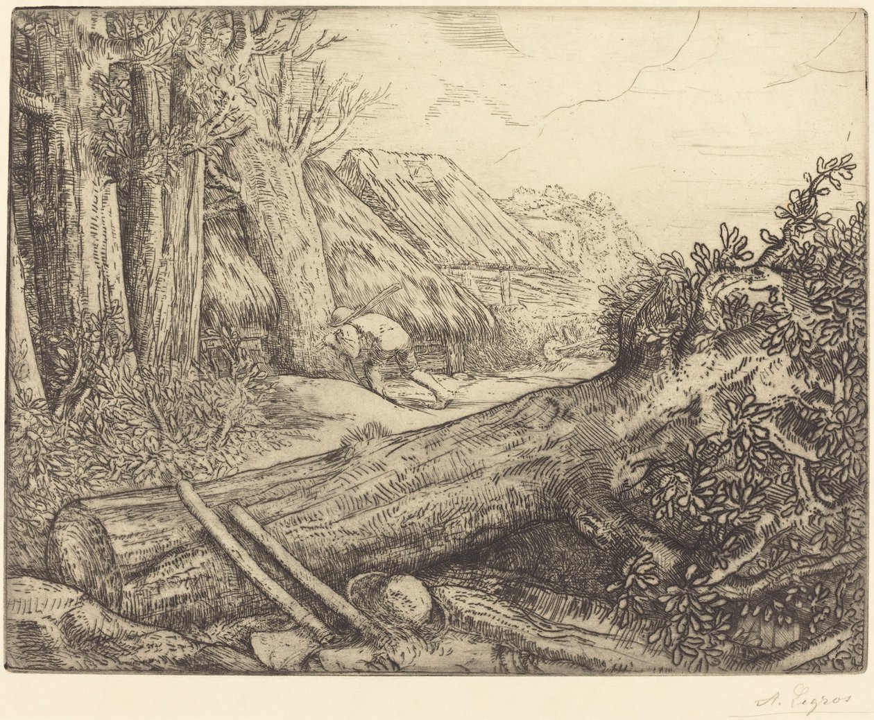 A casa dei boscaioli da Alphonse Legros