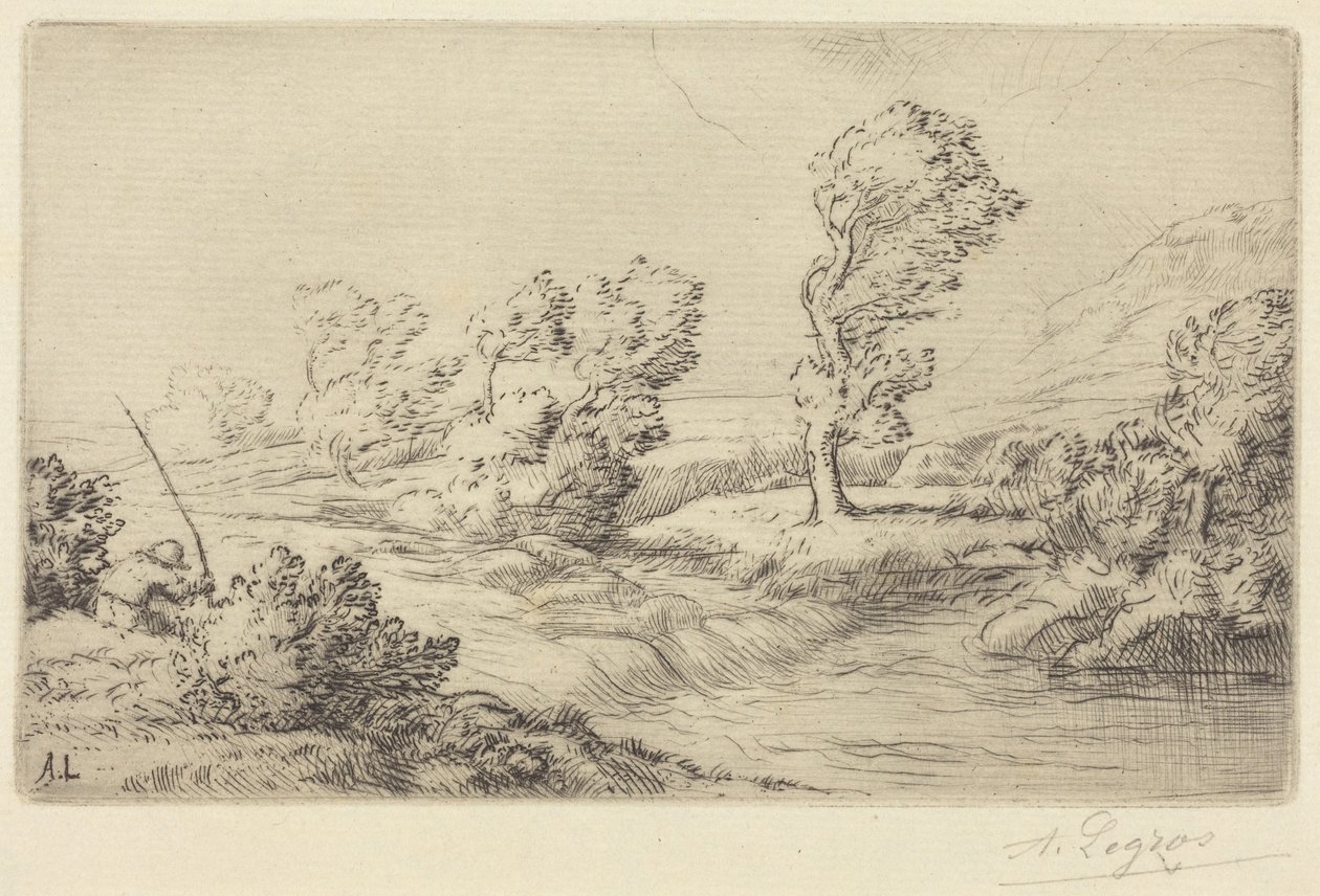 Rive della Marna da Alphonse Legros