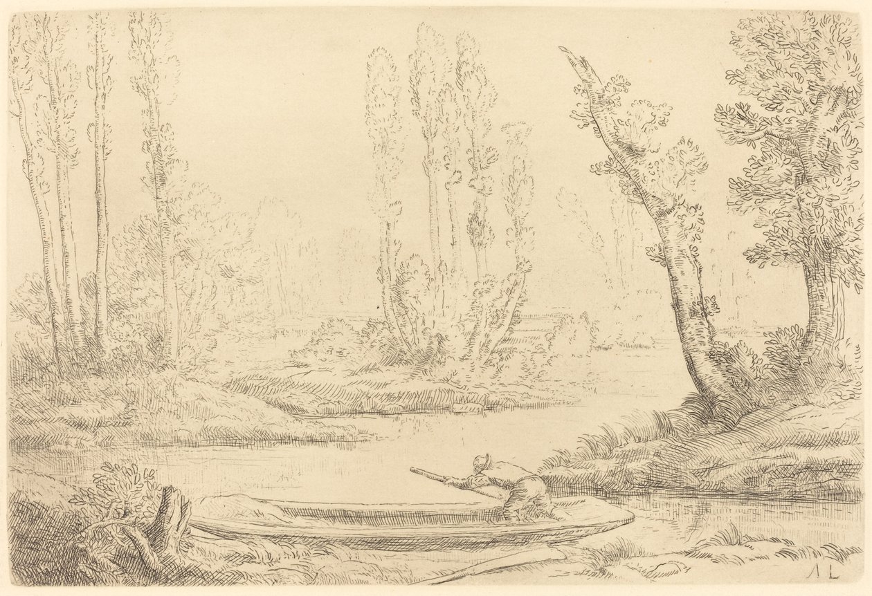 Sponde della Somme vicino ad Amiens da Alphonse Legros