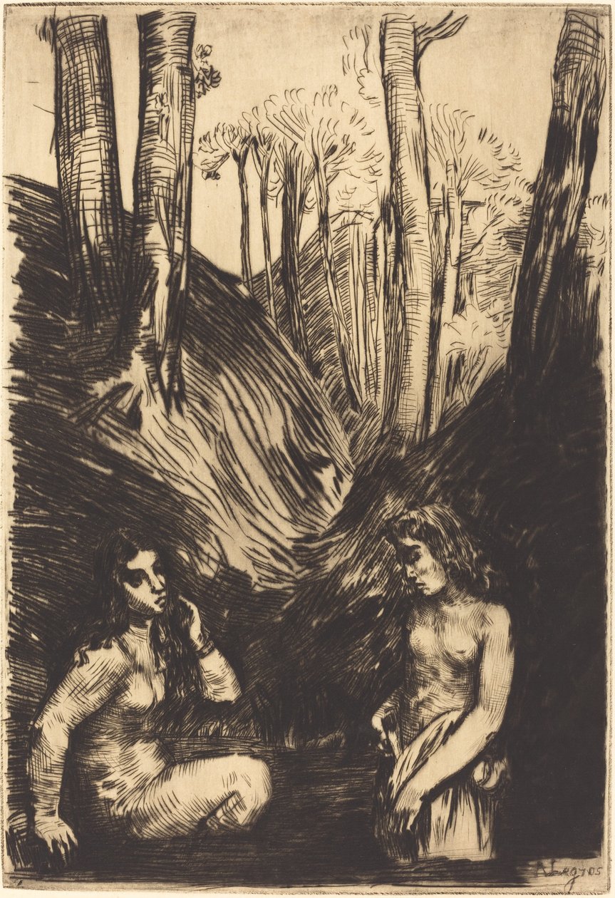 Bagnanti Les baigneuses da Alphonse Legros