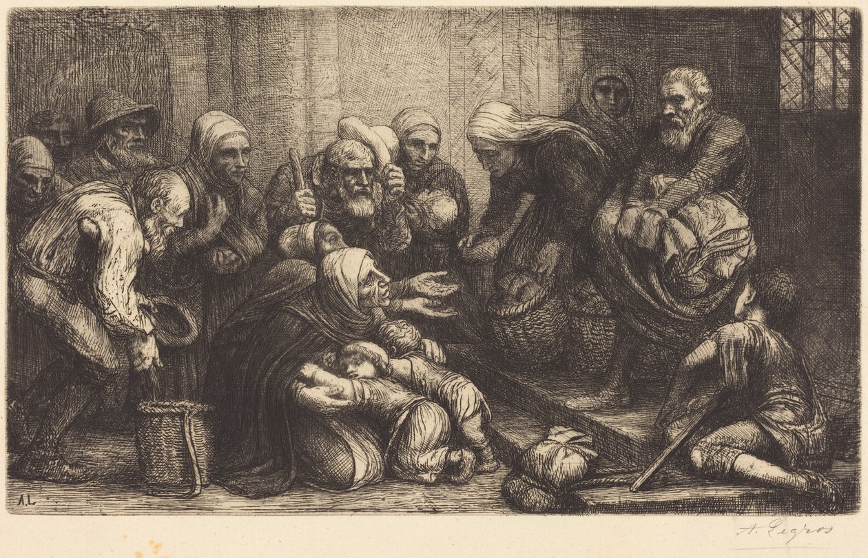 Mendicanti di Bruxelles (I mendicanti di Bruges) da Alphonse Legros