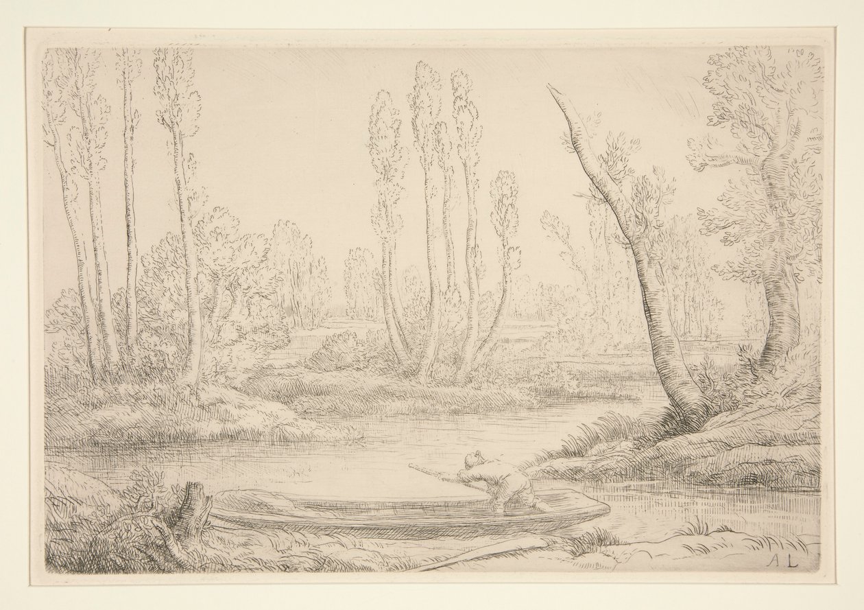 Bordi della Somme vicino a da Alphonse Legros