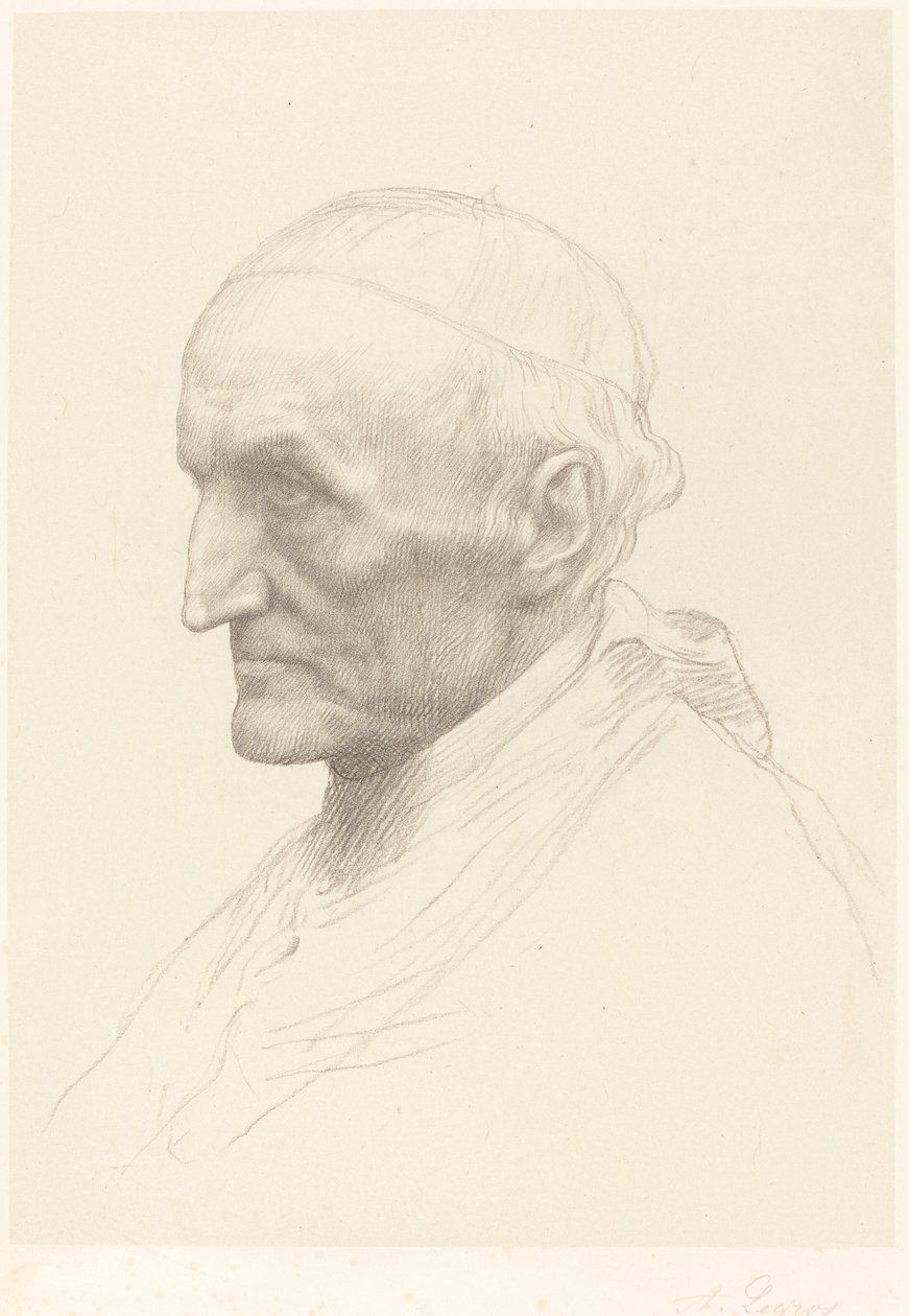 Cardinale Manning, seconda lastra da Alphonse Legros