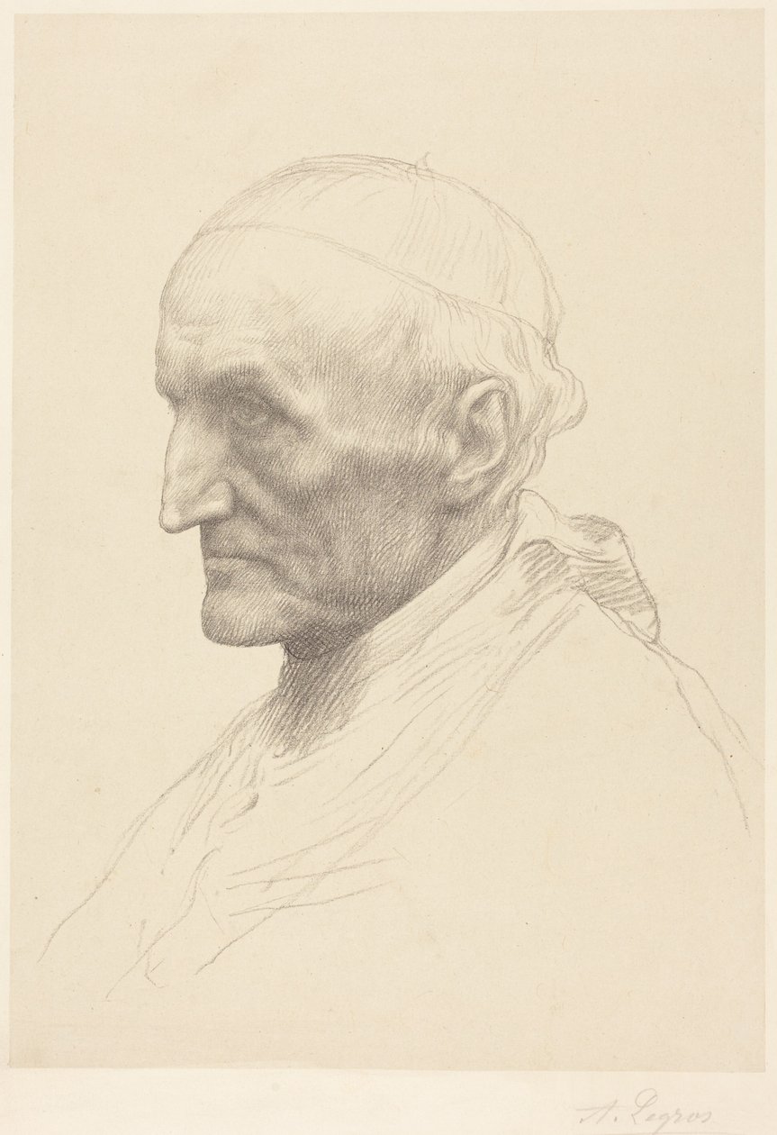 Cardinale Manning, seconda tavola da Alphonse Legros