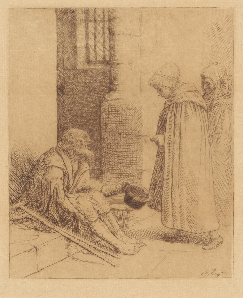 Charity (La Carità) da Alphonse Legros