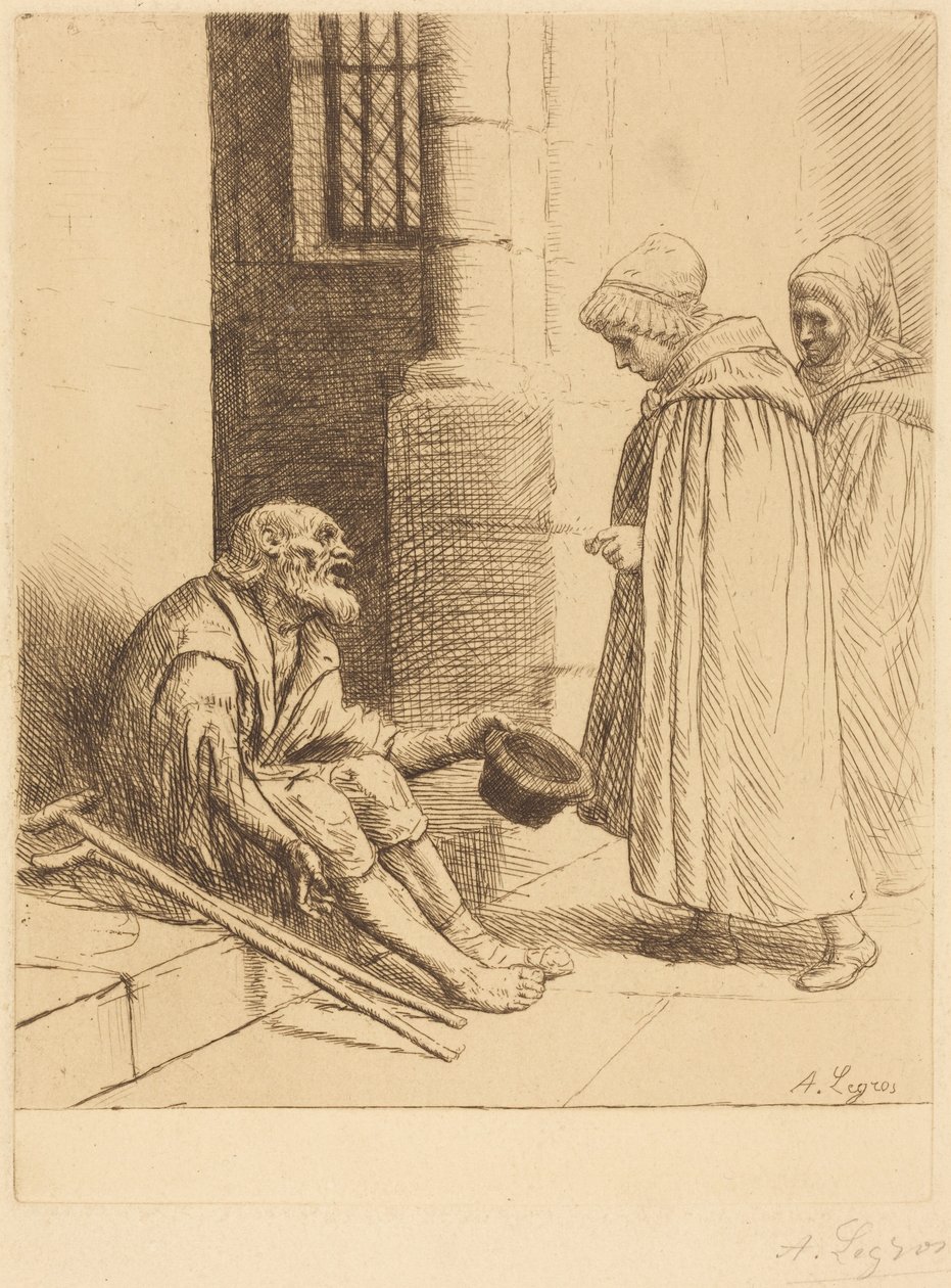 Carità da Alphonse Legros