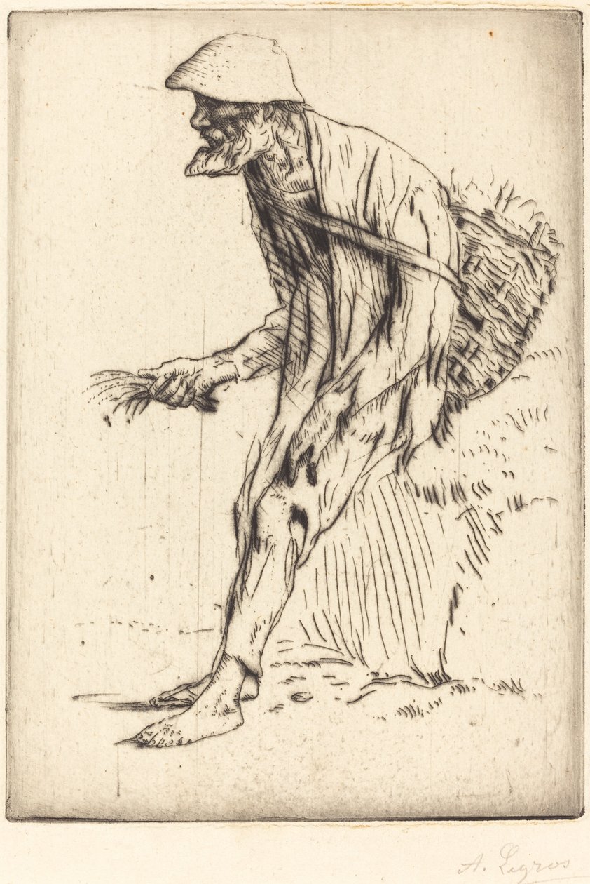 Il mercante di erba di gallina da Alphonse Legros