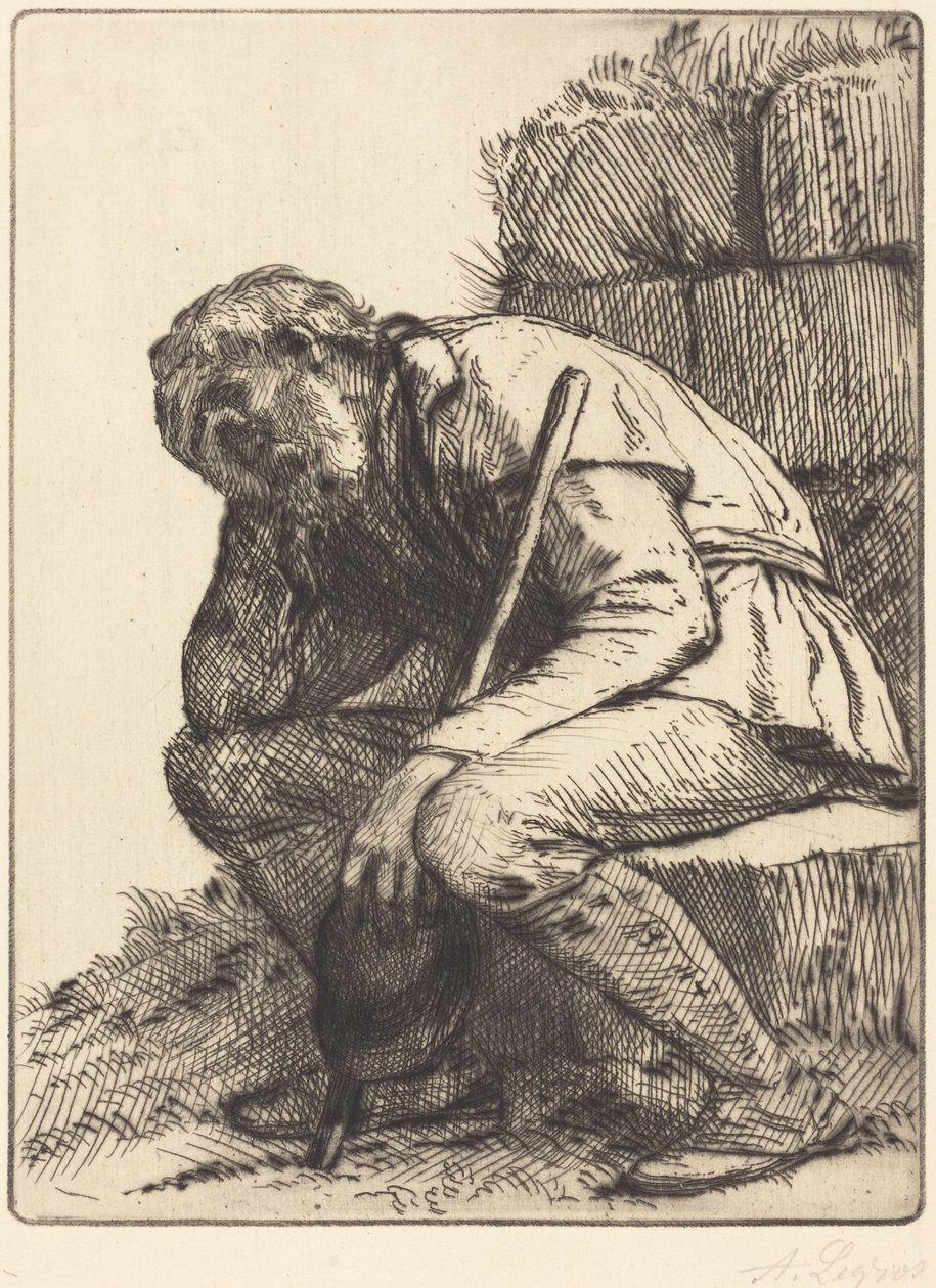 Uomo disperato da Alphonse Legros