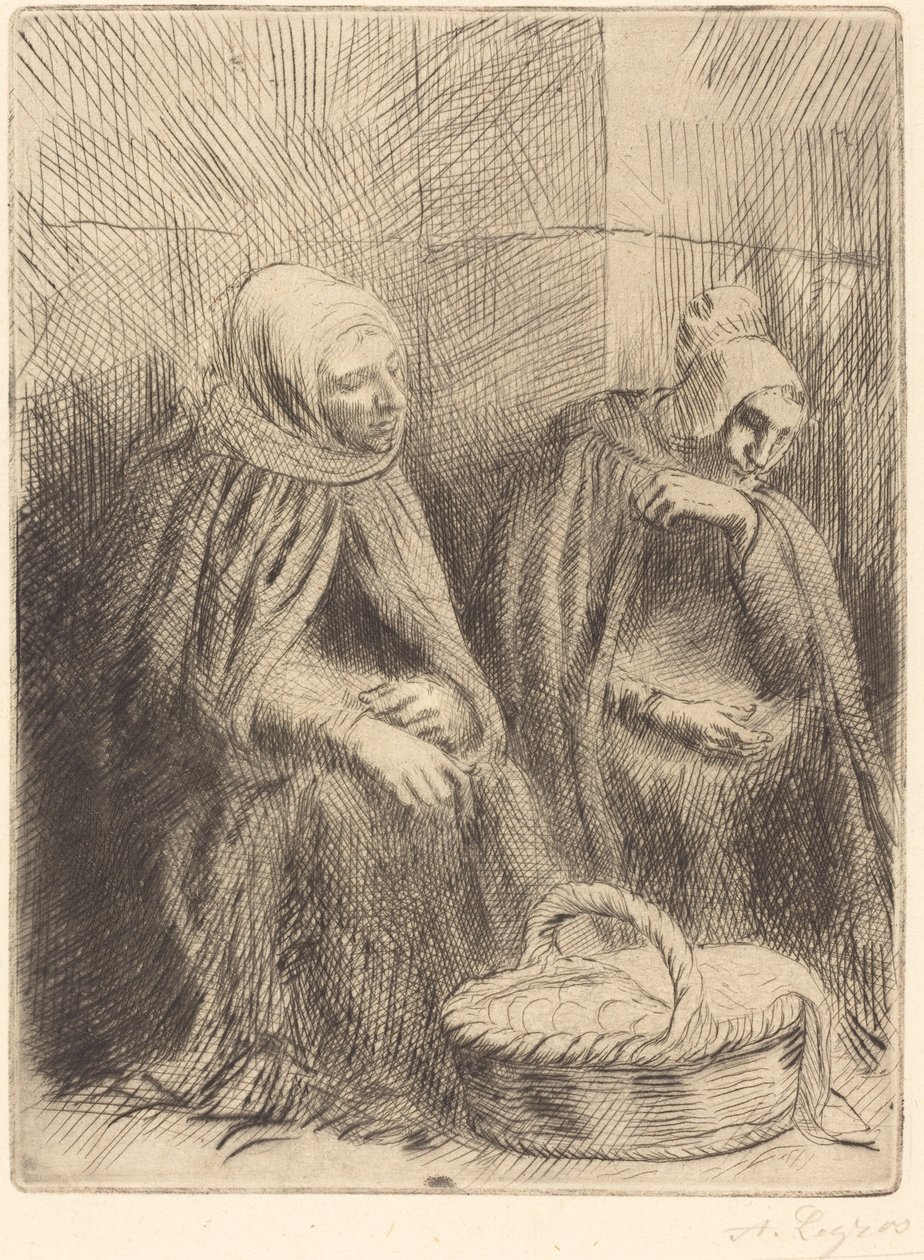Venditrici di uova, 1ª tavola (Les marchandes d