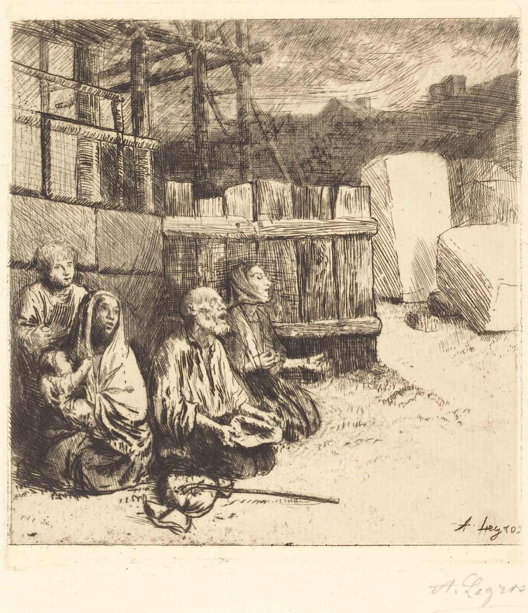 Mendicanti inglesi da Alphonse Legros