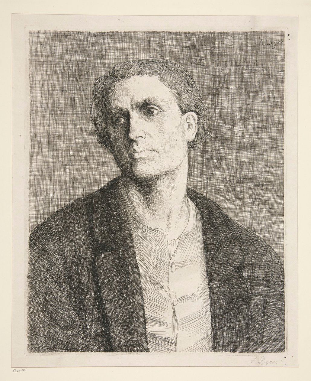 Studio di testa d da Alphonse Legros