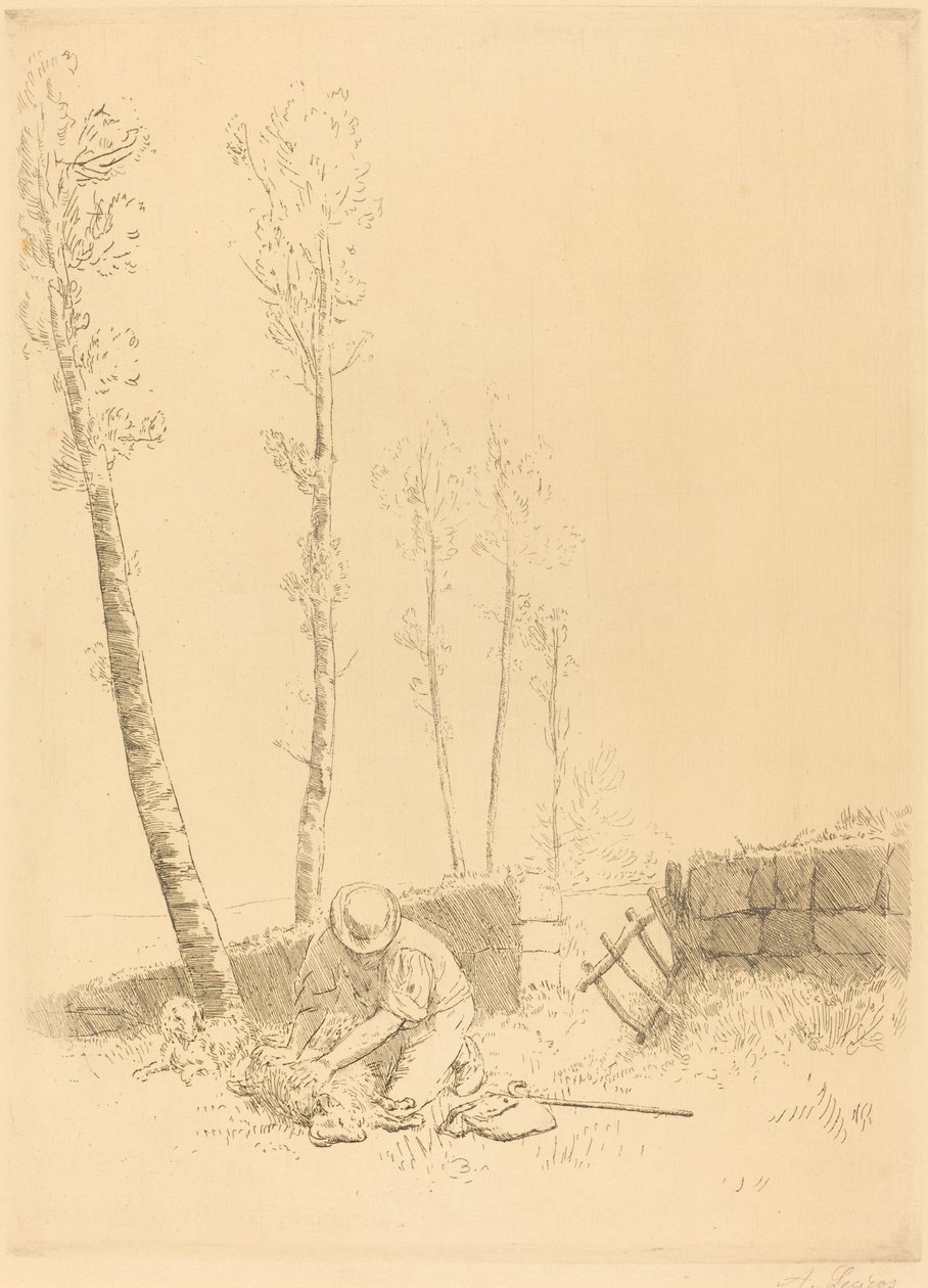 Ritrovamento della pecora Le mouton retrouvé da Alphonse Legros