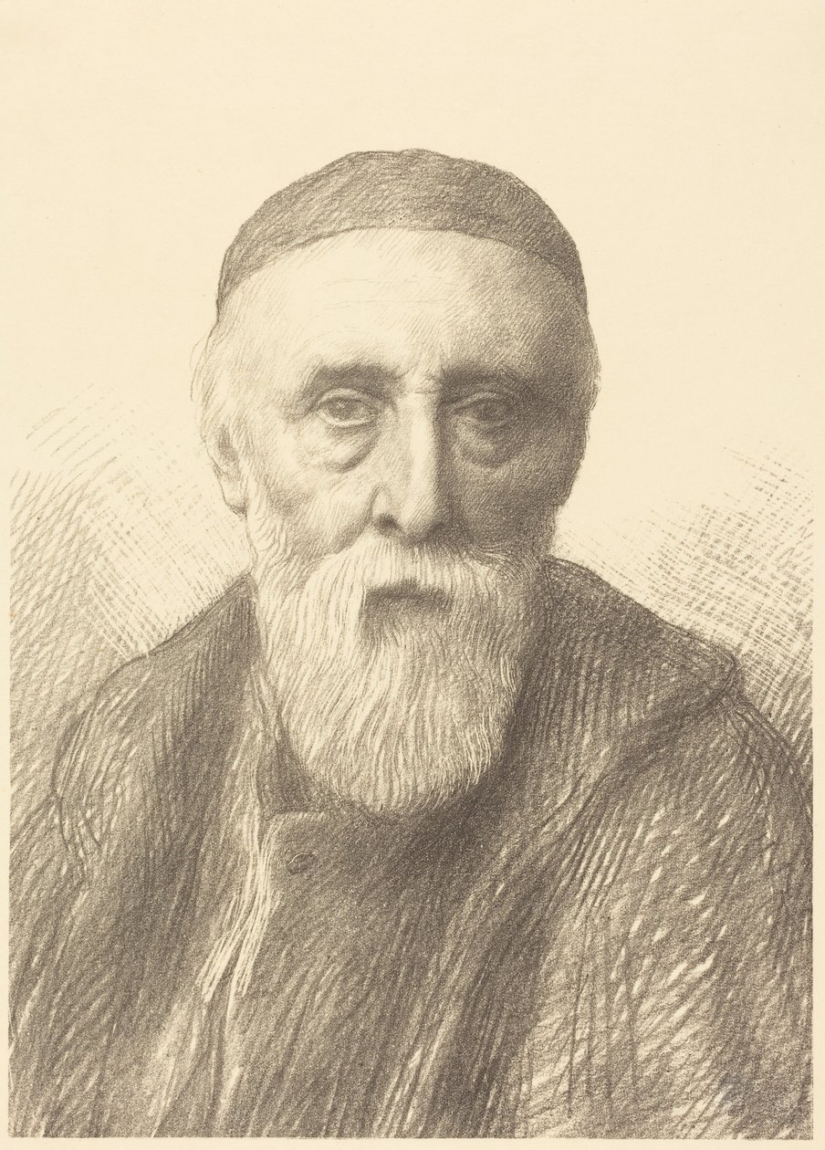 G.F. Watts, R.A., seconda lastra da Alphonse Legros
