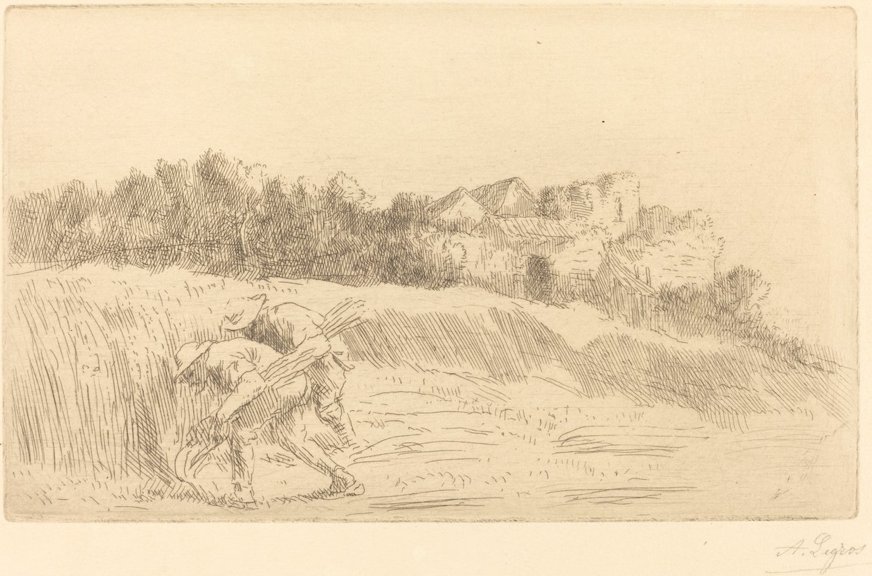 I mietitori Les moissoneurs da Alphonse Legros