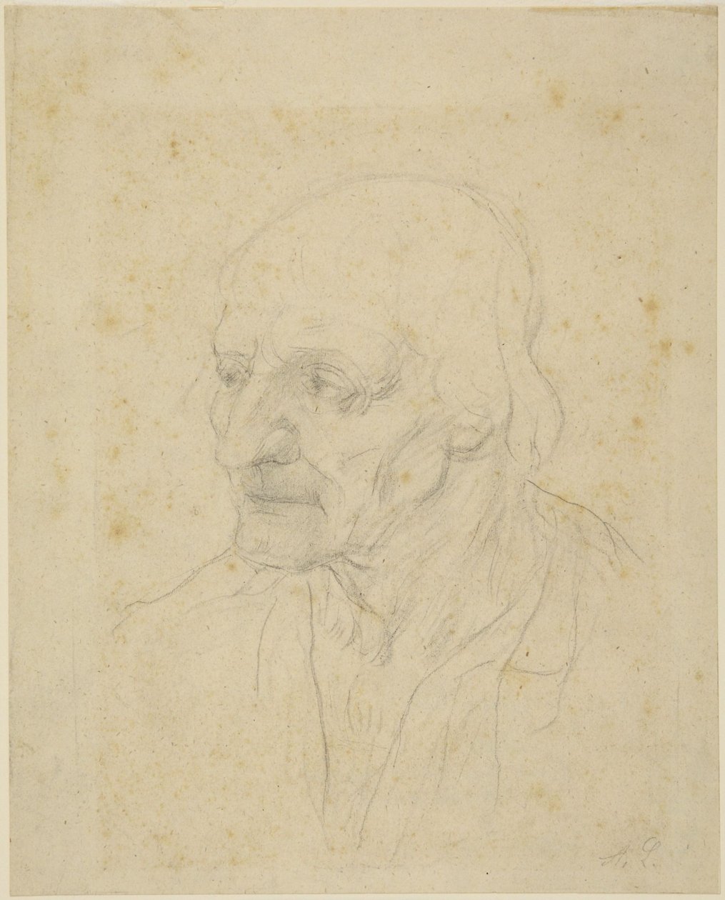 Testa di vecchio da Alphonse Legros