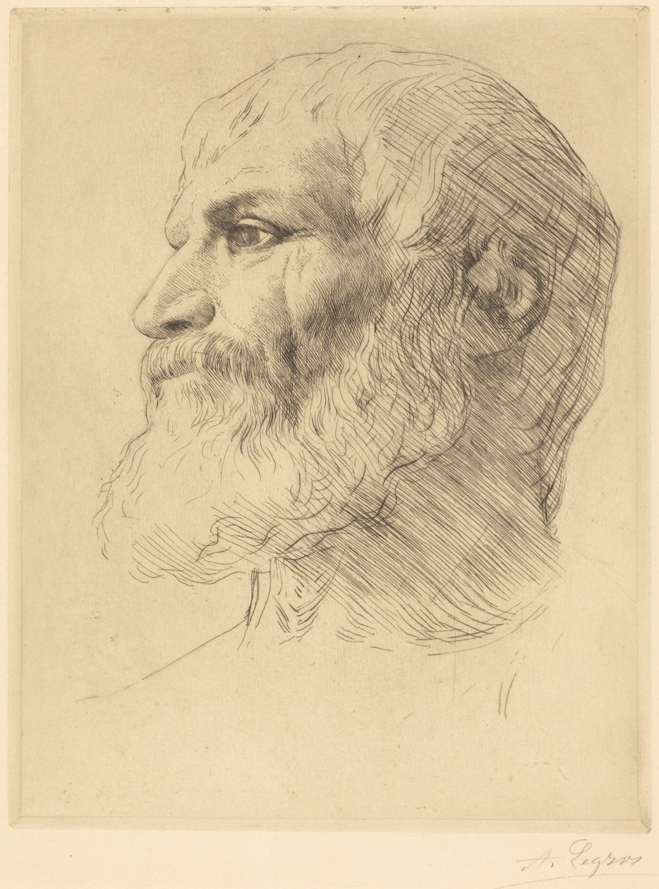 Head of Souliote (Testa di Souliote) da Alphonse Legros