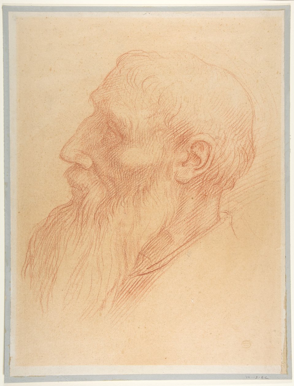 Testa di uomo da Alphonse Legros