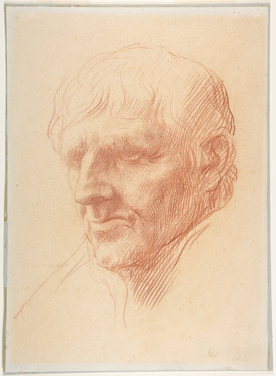 Testa di uomo da Alphonse Legros