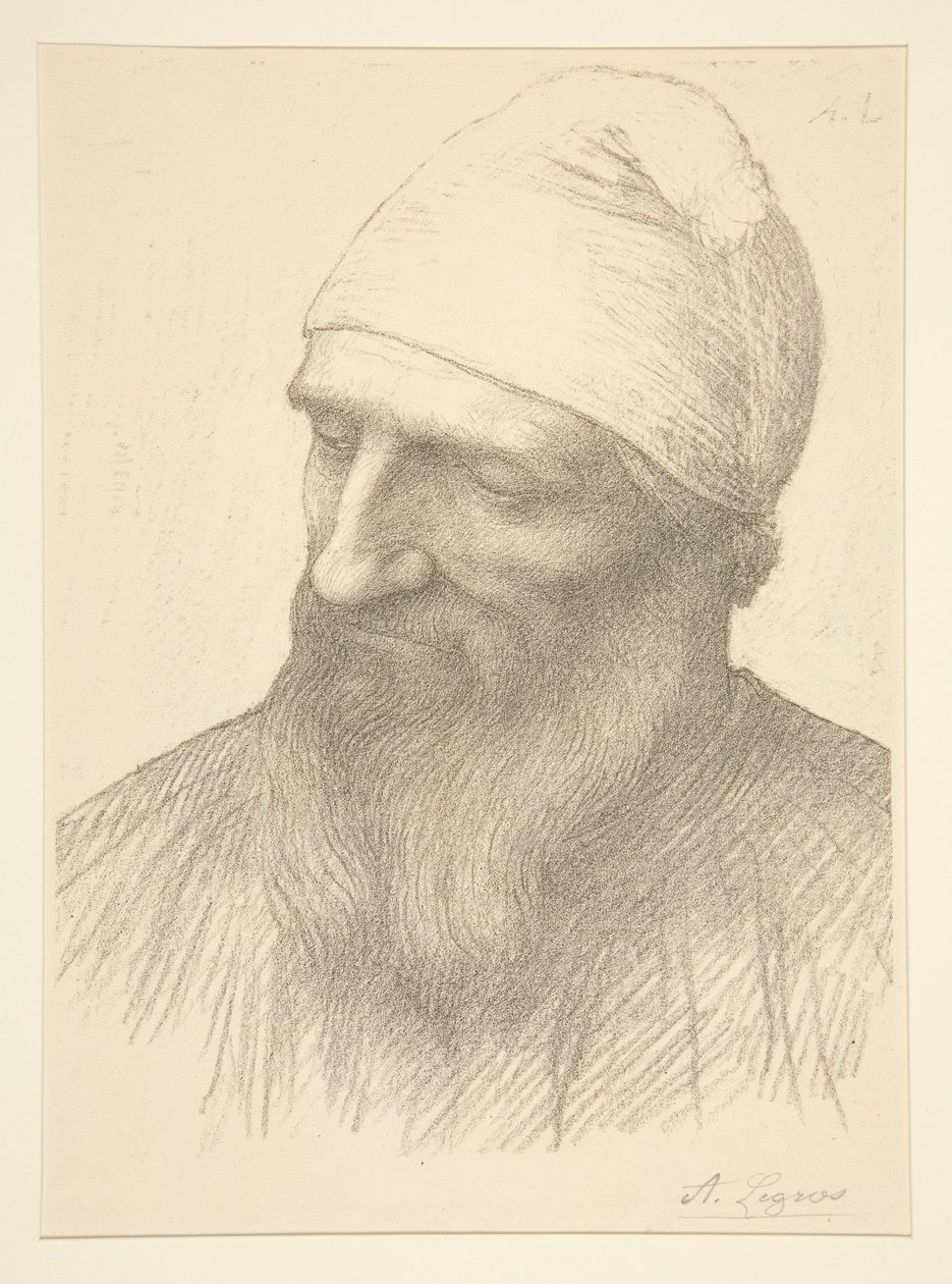 Testa di un uomo da Alphonse Legros