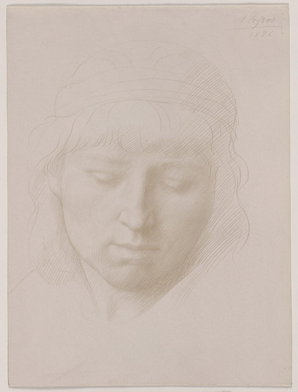 Testa di un Uomo da Alphonse Legros