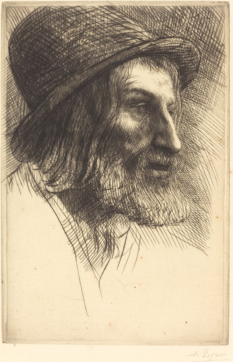 Testa di un Lavoratore Inglese da Alphonse Legros
