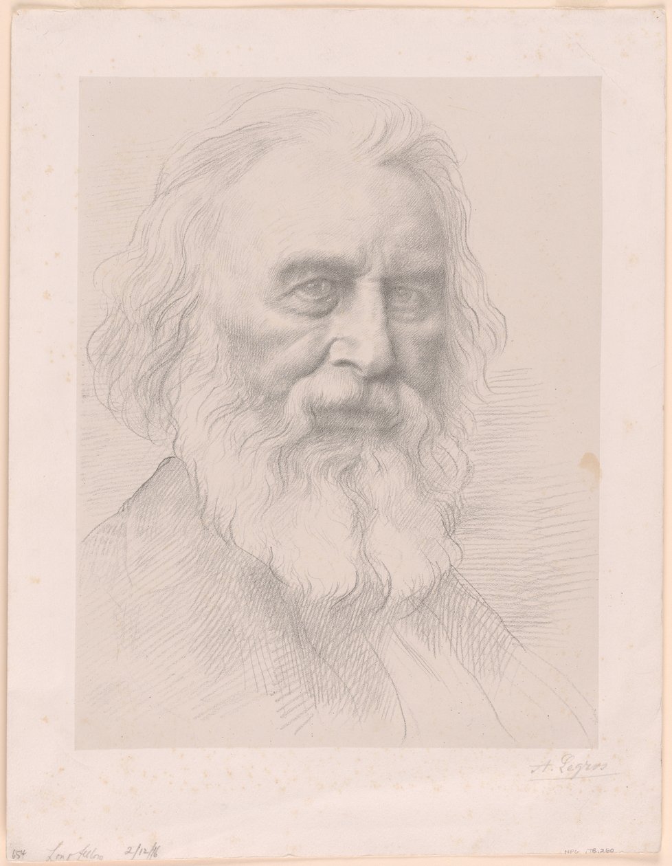 Henry Wadsworth Longfellow da Alphonse Legros