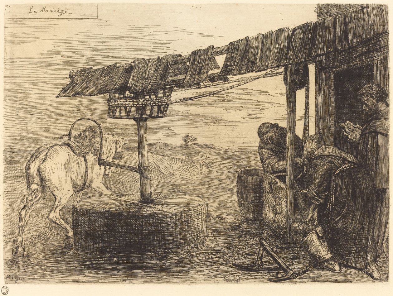 Mulino a cavallo da Alphonse Legros