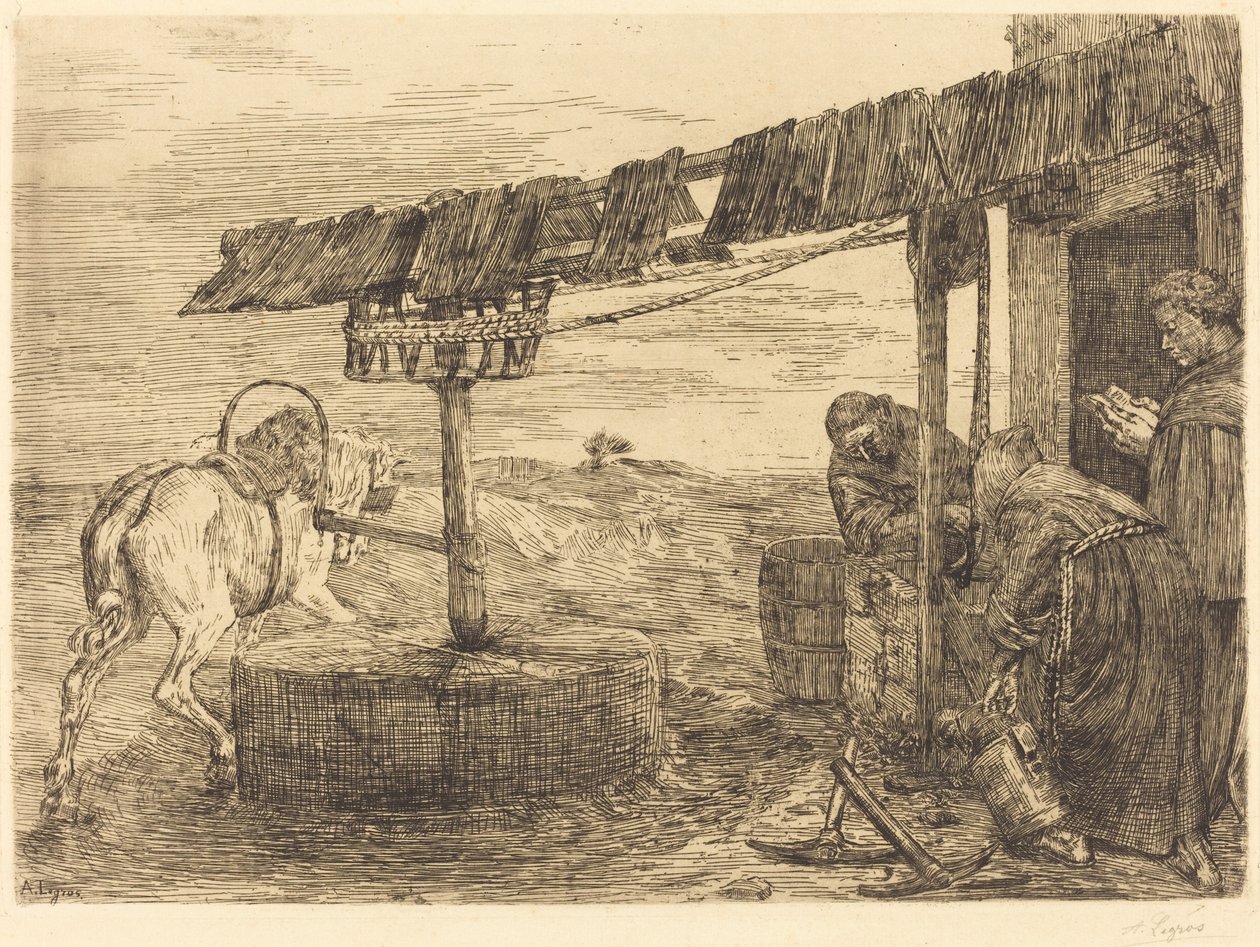 Mulino a cavallo Le manege da Alphonse Legros