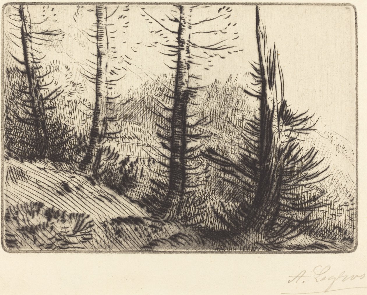 Nei Pirenei da Alphonse Legros